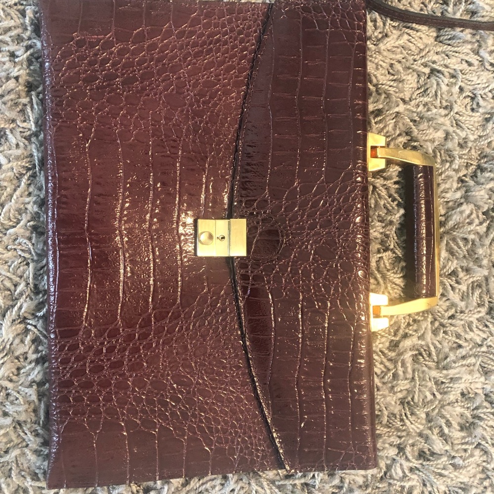 NWT-VIVACE ALLIGATOR LEATHER BRIEFCASE